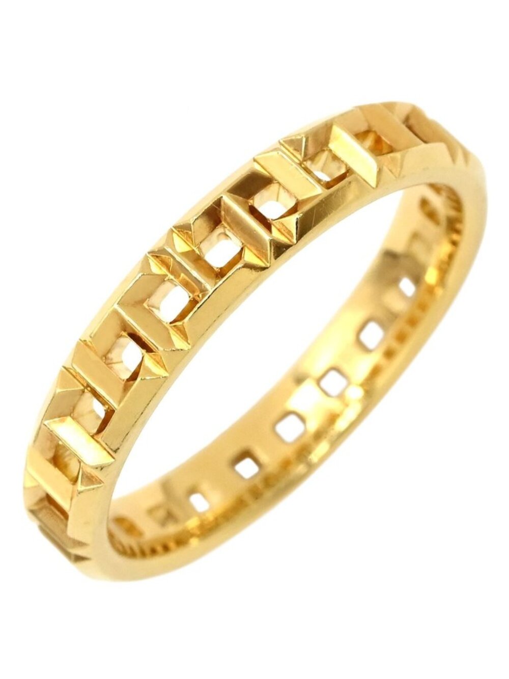 Tiffany & Co Ring T True Narrow Yellow Gold T&Co 18k T Letter